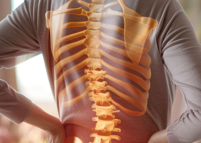 Curvaturas anormais da estrutura vertebral