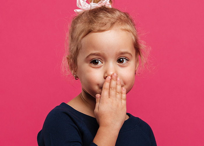 Pancadas na região bucal em crianças