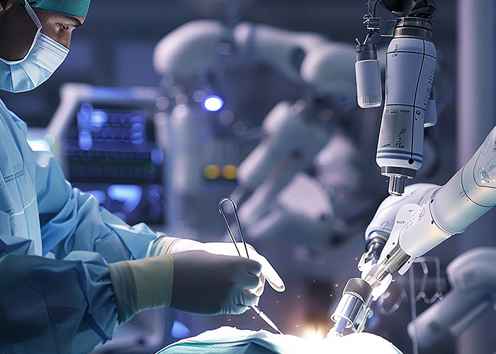 Robôs nas cirurgias de coluna vertebral