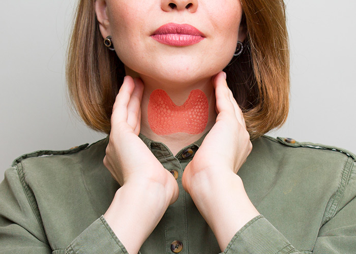 Alteração na glândula tireoide