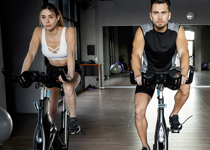 Atividade física com bicicleta
