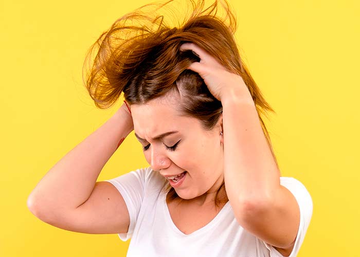 infestação de piolhos