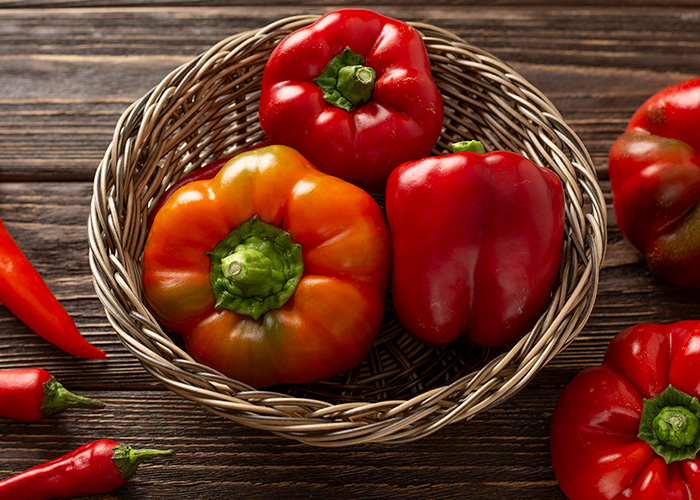 Pimentão vermelho se fabrica a páprica