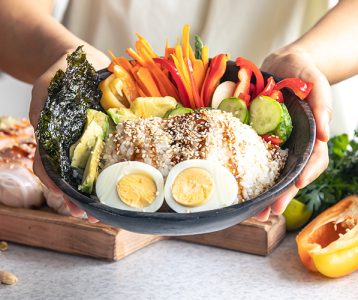 Alimentação rica em proteínas